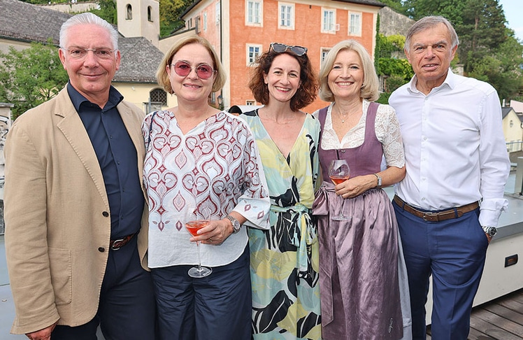 V.l.n.r.: Paul Leitenmüller mit seiner Isa, Silvia Polan, Martina Salomon und Gerhard Jelinek.