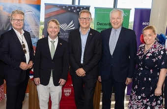 AmCham feierte 250 Jahre US-Unabhängigkeit mit BBQ am Cobenzl