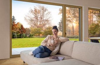 Das Holz-Aluminium-Fenster HF 520 von Internorm