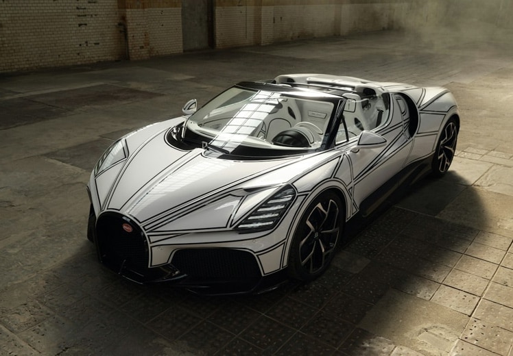 Bugatti vollendet die W16-Ära mit Einzelstück aus "Porzellan"