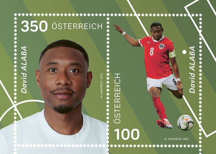 David Alaba Sonderbriefmarke