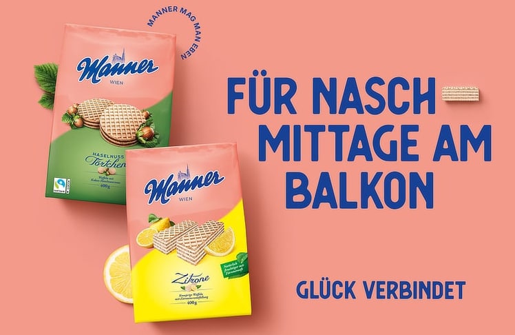 Mit viel Humor soll neue Kaufimpulse in Österreich und Deutschland gesetzt werden. © &US/ Manner