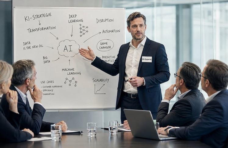Zwischen großen Versprechen und echter Verantwortung zeigt sich schnell, wer KI tatsächlich versteht – und wer nur mit Schlagworten glänzt. (Symbolbild) © KI-generiert mit ChatGPT von OpenAI