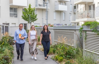 Mischek präsentiert fertiggestelltes Wohnprojekt in Wien-Floridsdorf