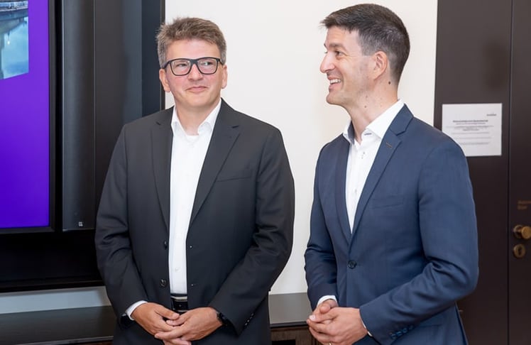 Georg Houska (l.), Leiter Banking-Plattform Accenture Österreich, und Christian Winkelhofer
