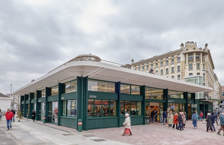 Der "Marktraum" am Naschmarkt © Stadt Wien/Markus Wache
