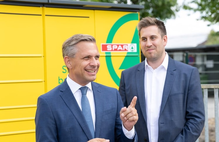 Wirtschaftsminister Wolfgang Hattmannsdorfer und Digitalisierungsstaatssekretär Alexander Pröll waren bei der Eröffnung bestens gelaunt.