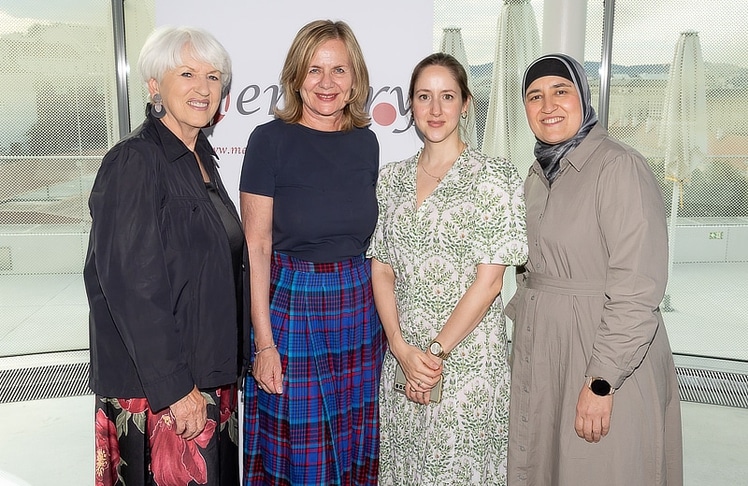 V.l.n.r.: Mentory-Club-Gründerin Maria Rauch-Kallat, MQ-Direktorin Bettina Leidl, Daniela Reiseneder und Filiz Erkara