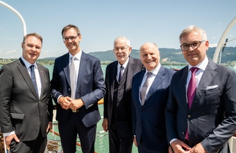 Festspielprominenz traf sich zur Ausfahrt auf dem Bodensee