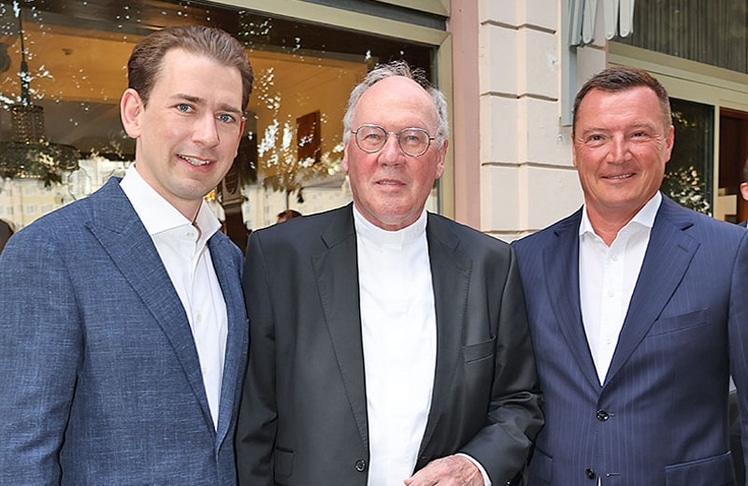 Sebastian Kurz, Alois Schwarz und Markus Friesacher