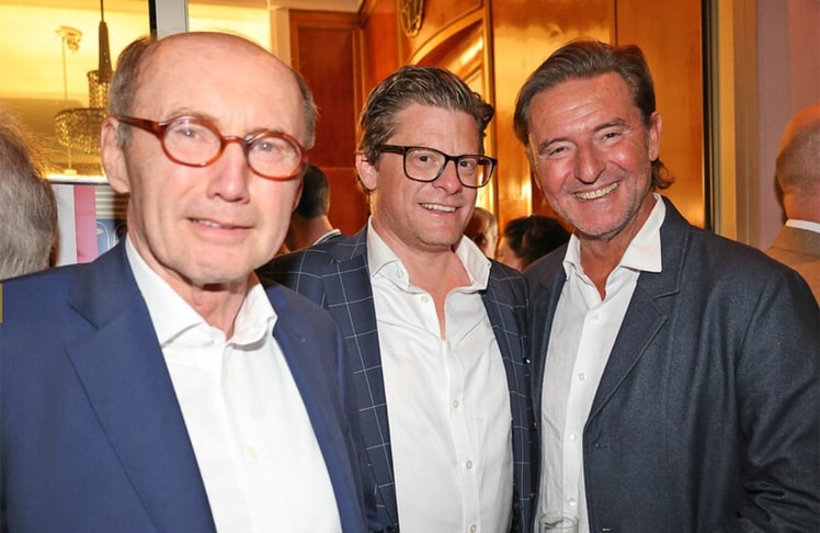 Othmar Karas, Christian Pesau und Franz Maier