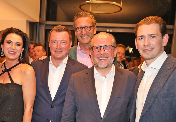 Rund 300 Gäste feierten bei Sebastian Kurz' "Schinkenfleckerl & Gin Tonic"