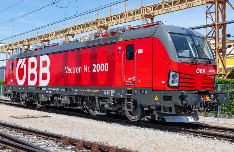 Siemens Mobility übergibt Jubiläums-Lokomotive an die ÖBB © Siemens 