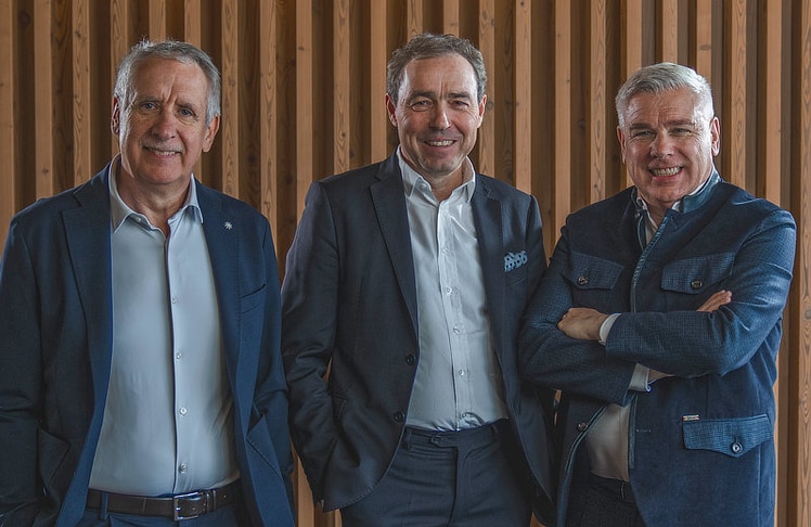 V.l.n.r.: Andreas Falkensteiner (Aufsichtsratsmitglied FMTG), Otmar Michaeler (CEO FMTG) und Erich Falkensteiner (Aufsichtsratsvorsitzender FMTG). © FMTG
