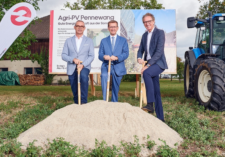 Energie AG startet Bau ihrer größten Agri-PV-Anlage