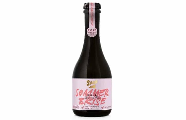 Die Stiegl-Sommerbrise Rosé ist das erste alkoholfreie Rosé-Biermischgetränk in Österreich.