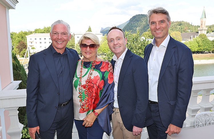 V.l.n.r.: Paul Leitenmüller, Marlies Muhr, Gerald Eder und Jürgen Kren © LEADERSNET/U. Brandl