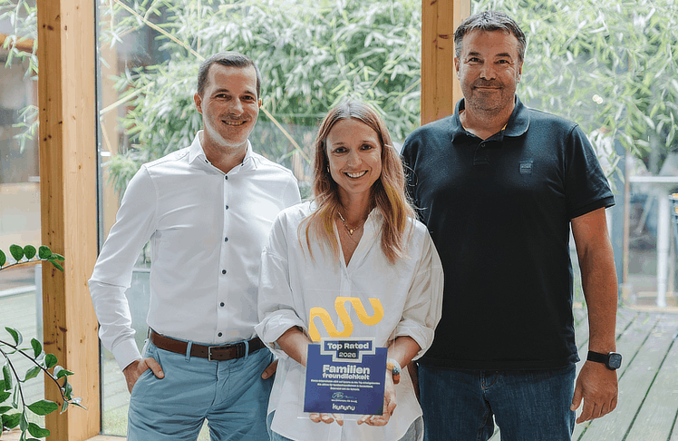 V.l.n.r.: Stephan Siller, Ines Eschbacher und Roland Dessovic 