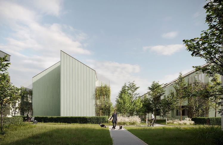 Die 48 Wohnungen sind zwischen 48 und 106 Quadratmeter groß © Lendarchitektur