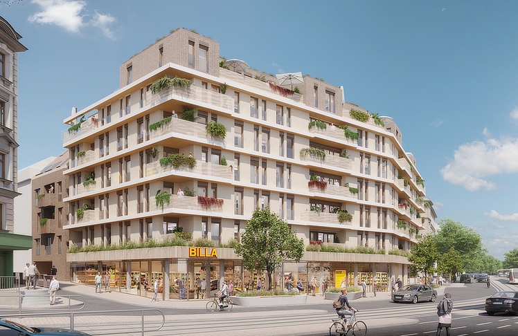 Vermarktungsstart für "Wiener Stadtoase" auf der Mariahilfer Straße 166 © Avoris 