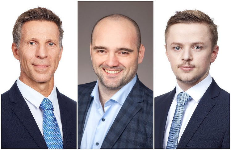 V.l.n.r.: Thomas Vorlaufer, Faruk Bajramovic und Martin Schmid.