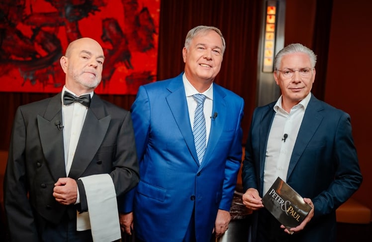 Oberkellner Peter Müller, Walter Ruck und Paul Leitenmüller