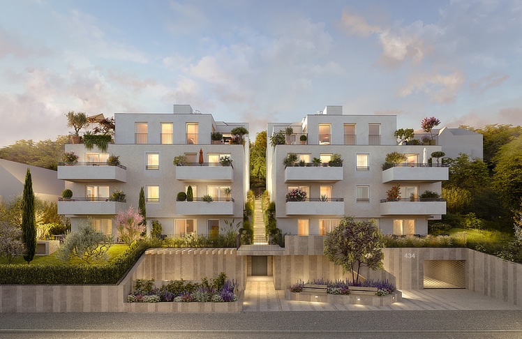 Vermarktungsstart für Wohnprojekt "hillside 23" in Wien-Leasing © Schreiner/Kastler Büro für Kommunikation GmbH