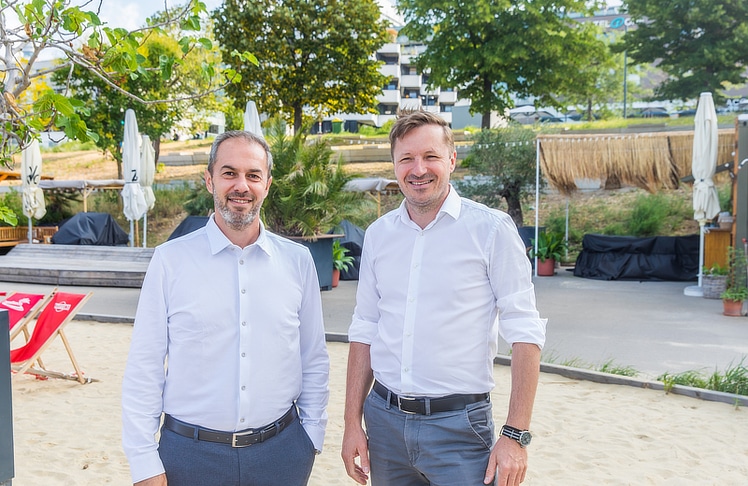 Erol Milo (links) und Werner Schuster auf der Copa Cagrana © LEADERSNET/D. Mikkelsen 