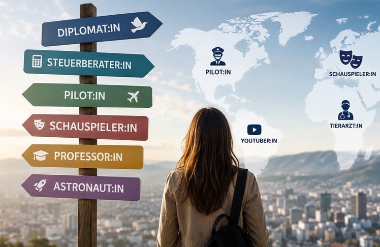 An der Spitze des heimischen Rankings steht der Beruf Diplomat:in. Dahinter folgen Steuerberater:in und Pilot:in. 