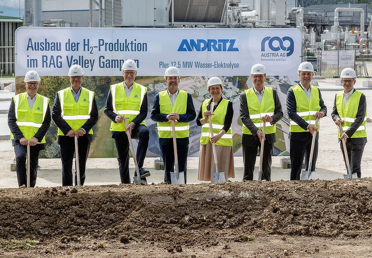 Startschuss für Österreichs größte Anlage für grünen Wasserstoff