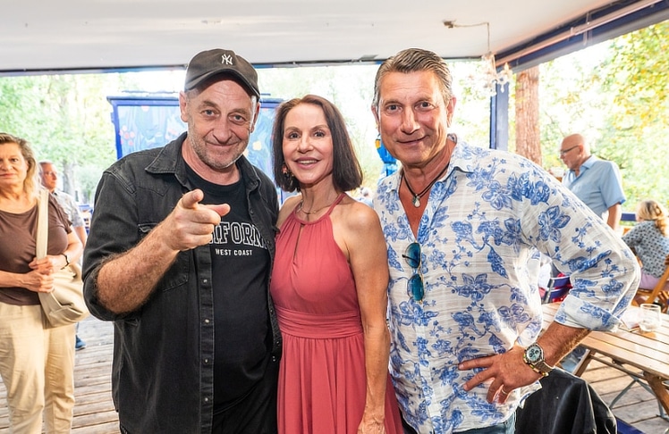 V.l.n.r.: Alf Poier, Anna Fay und Wolfgang Pissecker