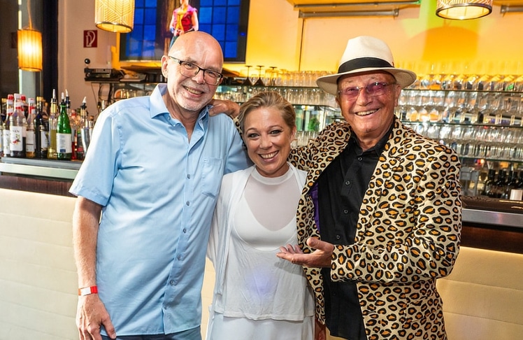 V.l.n.r.: Mario Rossori, Eve Kind aka Evelyn Ruzicka und Louie Austen