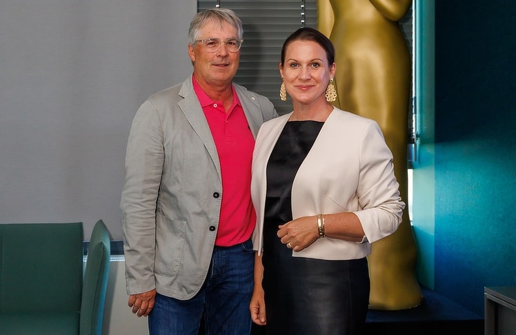 Martin Gebhart (Chefredakteur Kurier) und  Elisabeth Laiminghofer (Leitung Vermarktung Kurier Medienhaus)