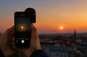 Partielle Sonnenfinsternis: So gelingt das perfekte Smartphone-Foto