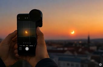 Partielle Sonnenfinsternis: So gelingt das perfekte Smartphone-Foto
