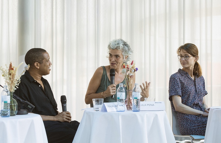 V.l.n.r.: Trajal Harrell, Luna Pena und Fatima Hellberg © yakoone