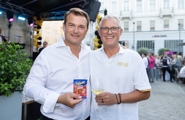 "El Gaucho"-Inhaber Michael Grossauer (l.) mit Kelly-Managing-Director Markus Marek. © LEADERSNET / R. Brunhölzl