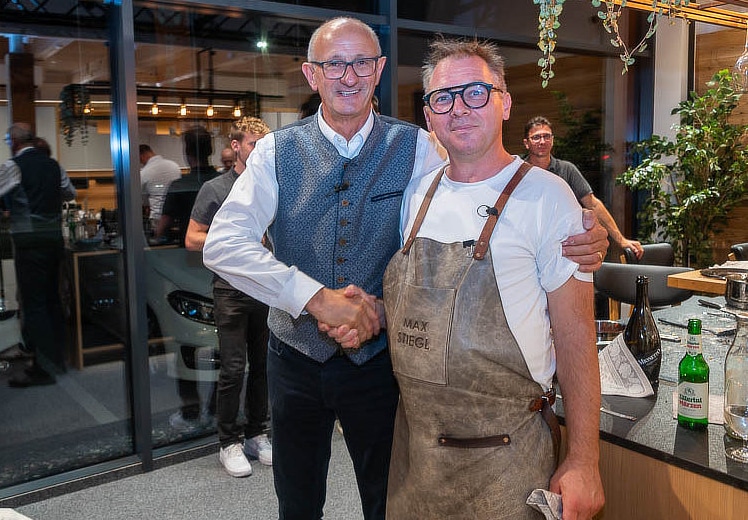 Tirols Landeshauptmann servierte Ehrenamtlichen ein Menü von Max Stiegl