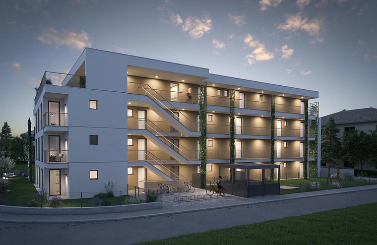 Wohnbau-Projekt in Innsbruck-Amras fertiggestellt © JamJam
