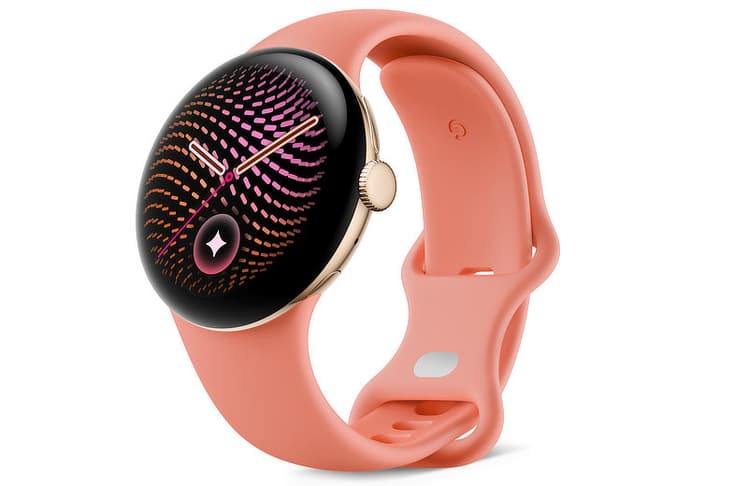 Die Smartwatch ist in Fog, Olive und dem neuen Pyrite erhältlich; Canyon (hier zu sehen) gibt es ausschließlich im 41-Millimeter-Gehäuse.