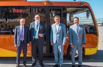 Dieser selbstfahrende E-Bus soll bald in Österreich im Linienverkehr fahren