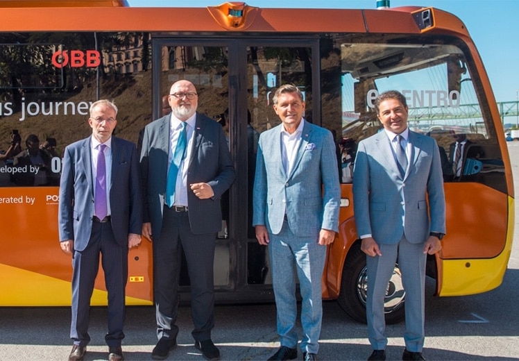 Dieser selbstfahrende E-Bus soll bald in Österreich im Linienverkehr fahren