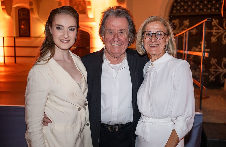 V.l.n.r.: Sopranistin Nikola Hillebrand, Pianist Rudolf Buchbinder und NÖ-Landeshauptfrau Johanna Mikl-Leitner.