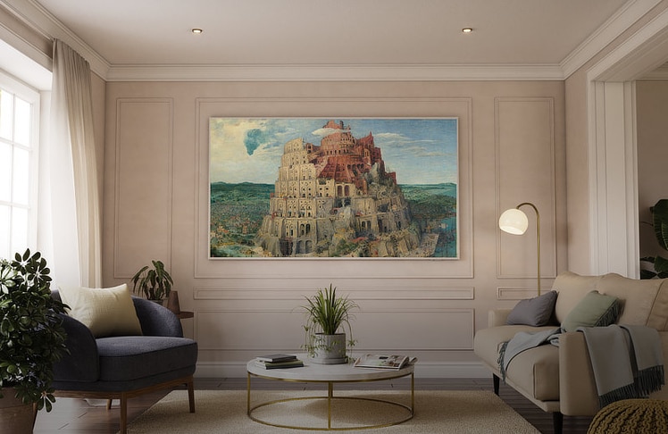 Ausgewählte Werke aus der Sammlung des KHM werden über den Samsung Art Store auf kompatiblen Fernsehern präsentiert. © Samsung