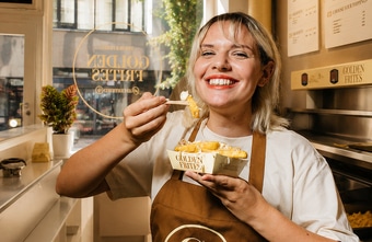 In diesem neuen Wiener Lokal dreht sich alles um Pommes
