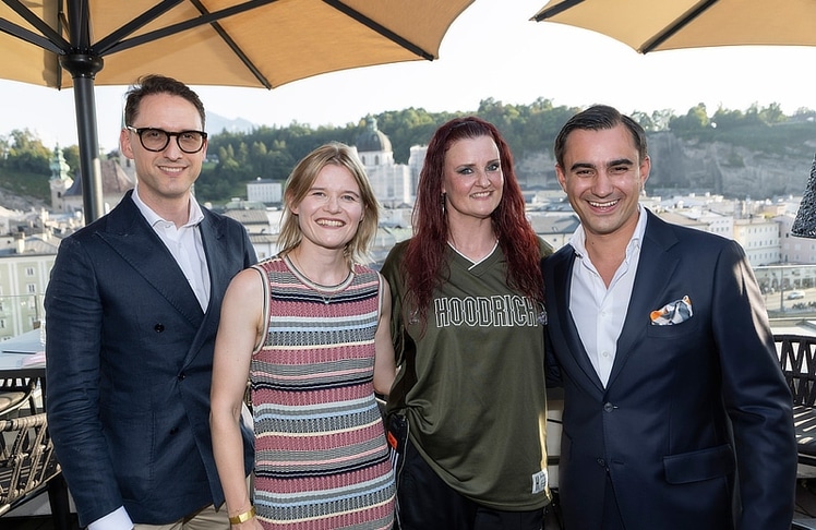V.l.n.r.: Rafael Frauscher, Ulrike Köstinger, Irene Fornaciari und Christian Renner