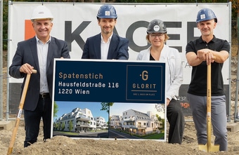 Spatenstich für neues Projekt in Wien-Donaustadt