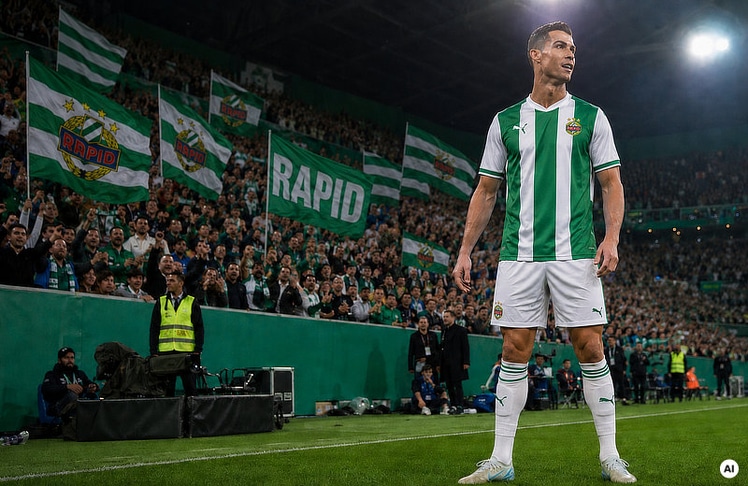 Ein Anblick, von dem so mancher Rapid-Fan derzeit träumen dürfte: Cristiano Ronaldo in Grün-Weiß – vorerst allerdings reine Fantasie. (Symbolbild)