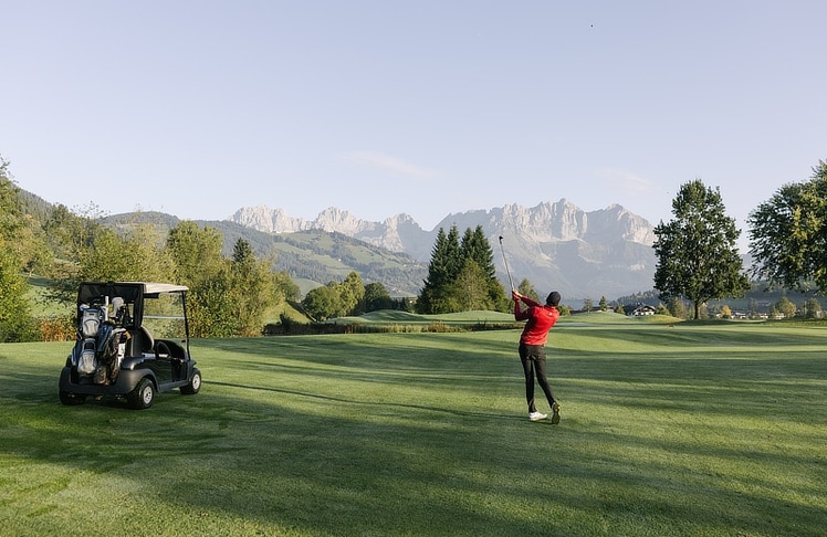 Ein weiterer Schwerpunkt des Alpenhotels liegt auf dem Golfsport.