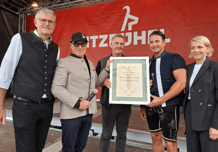 Kitzbühel Tourismus zeichnete Andreas Gabalier mit Goldener Gams aus